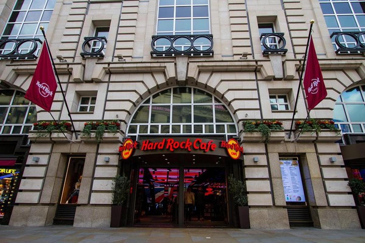 Hard Rock Cafe Piccadilly Circus with Set Menu for Lunch or Dinner