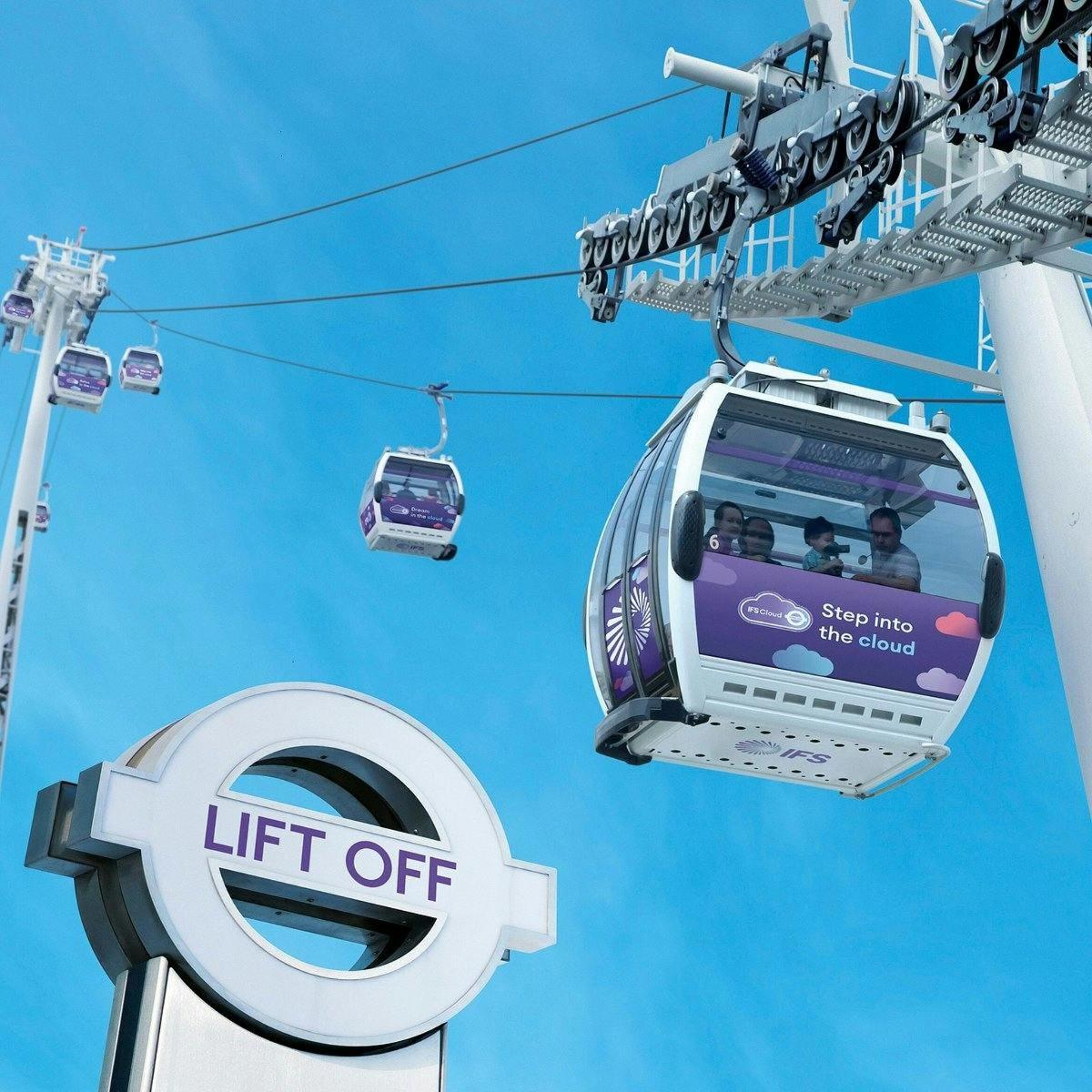 IFS Cloud Cable Car & Uber Boats Thames Experience