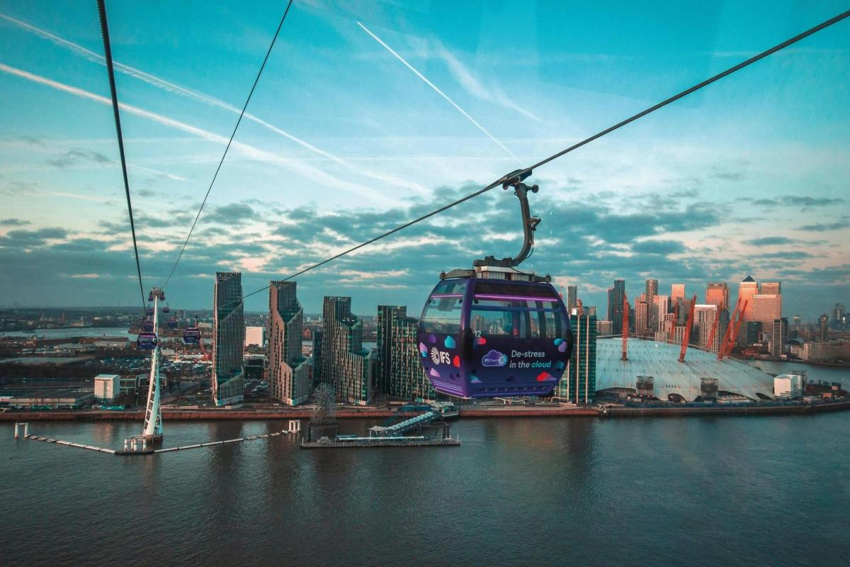 IFS Cloud Cable Car & Uber Boats Thames Experience