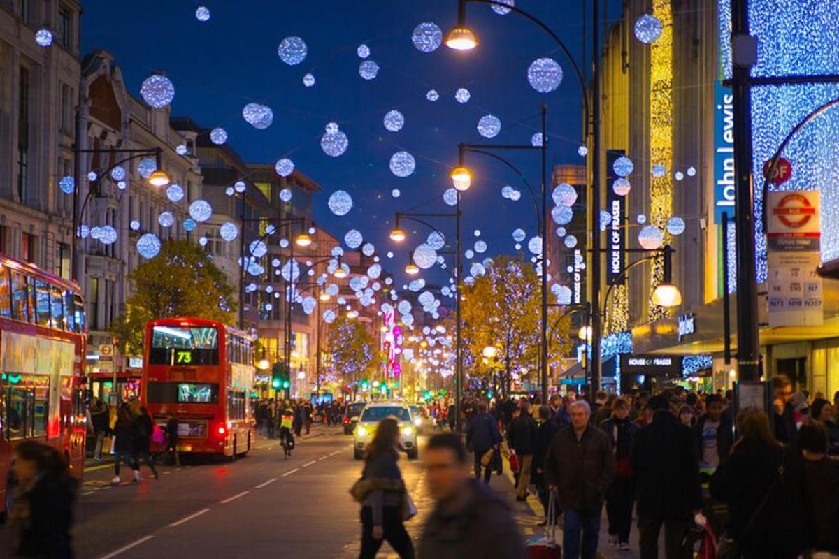 London Christmas Lights Open-Top Bus Tour