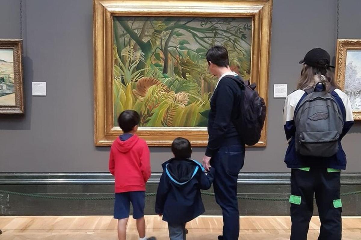 National Gallery of London Guided Tour for children and families with kids friendly guide