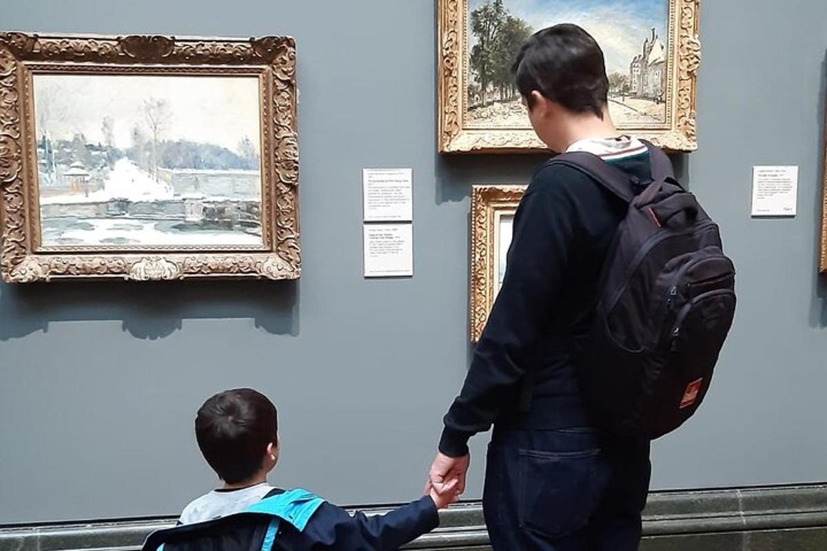 National Gallery of London Guided Tour for children and families with kids friendly guide