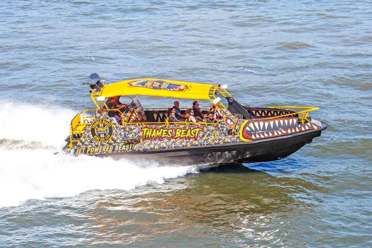 Speedboat ‘THE THAMES BEAST’ from Tower Millennium Pier – 40 mins