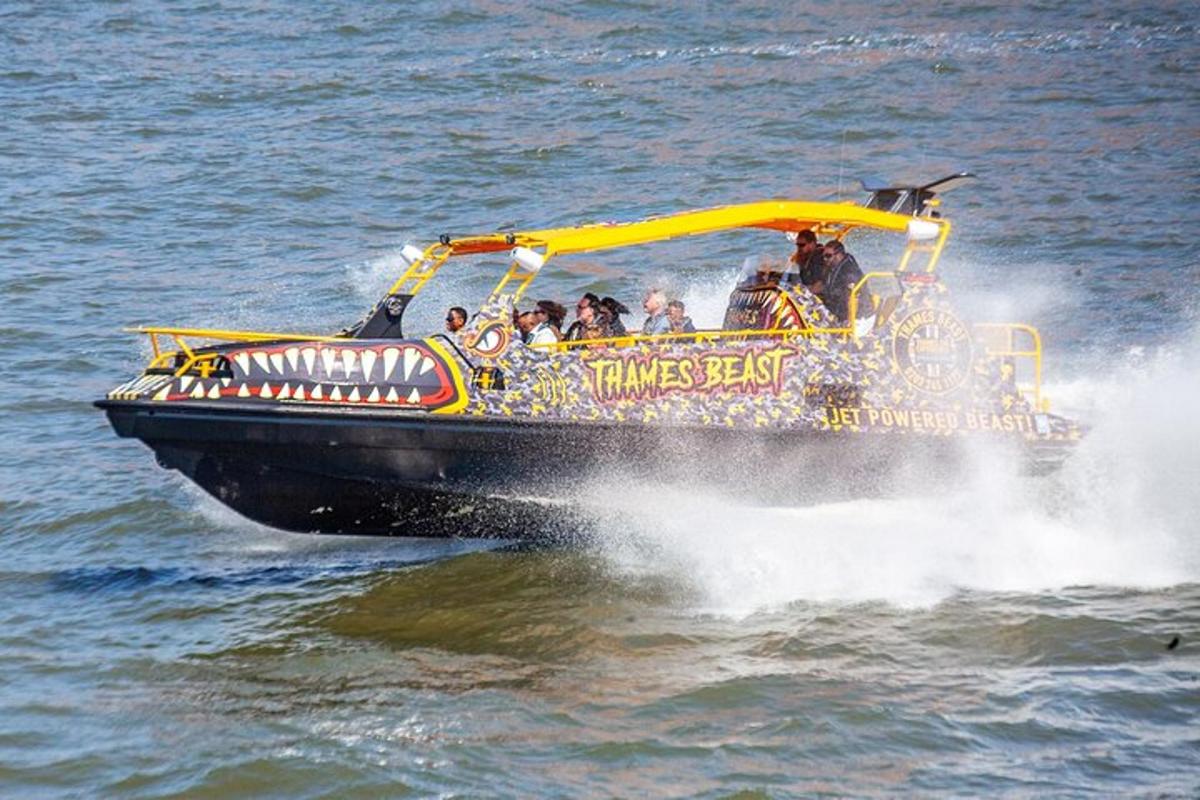 Speedboat ‘THE THAMES BEAST’ from Tower Millennium Pier – 40 mins