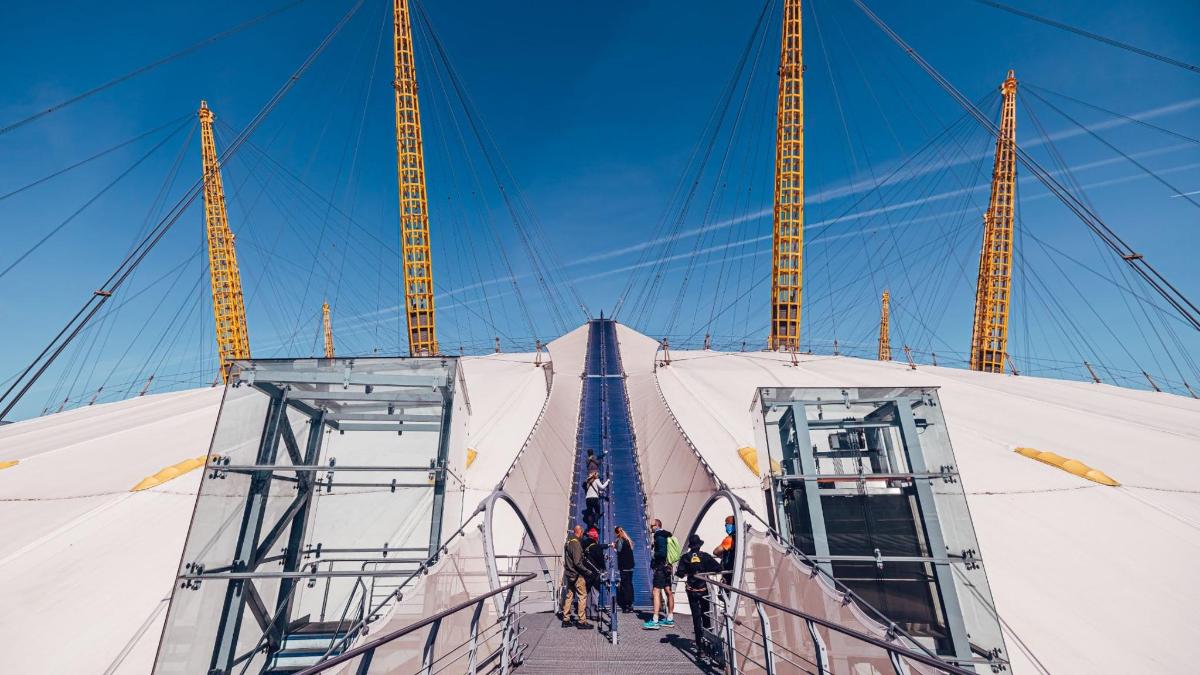 Up at The O2 Guided Climbing Experience