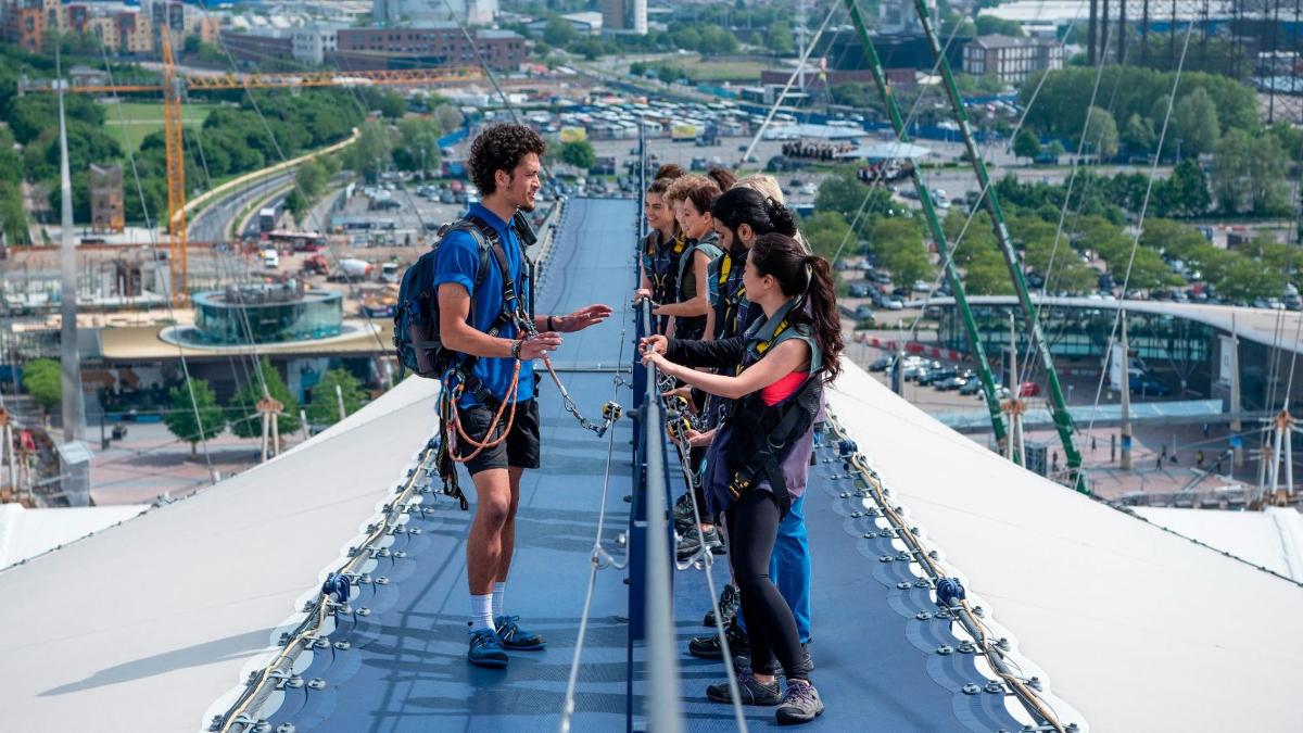 Up at The O2 Guided Climbing Experience