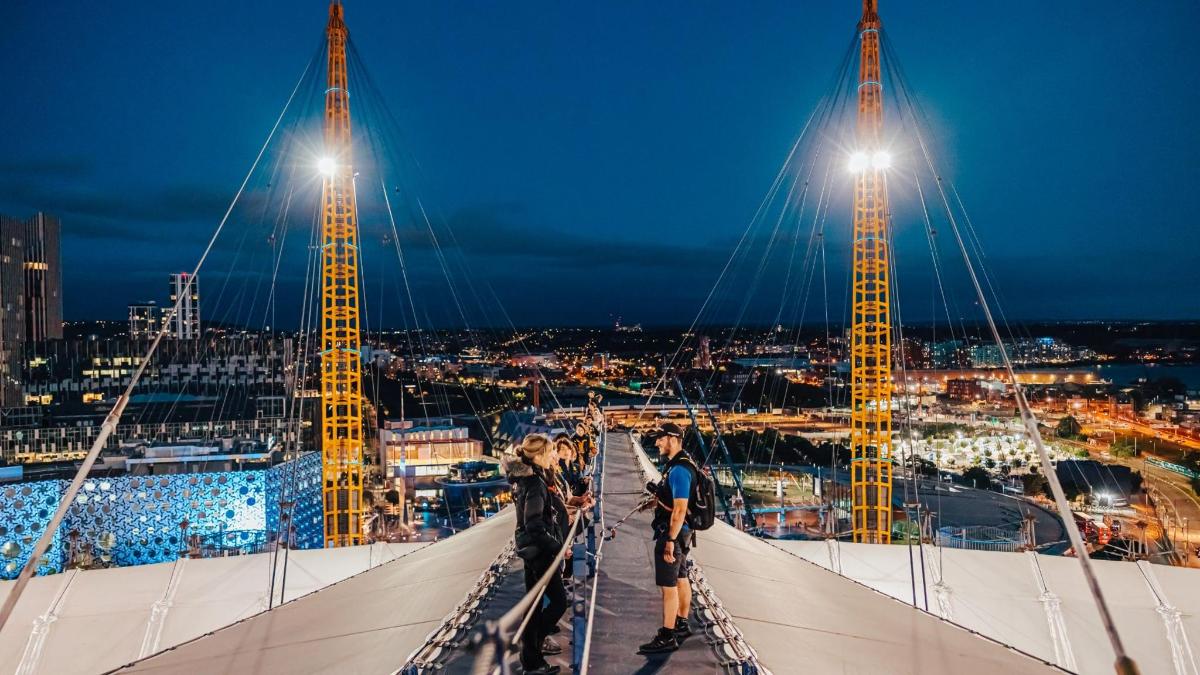 Up at The O2 Guided Climbing Experience