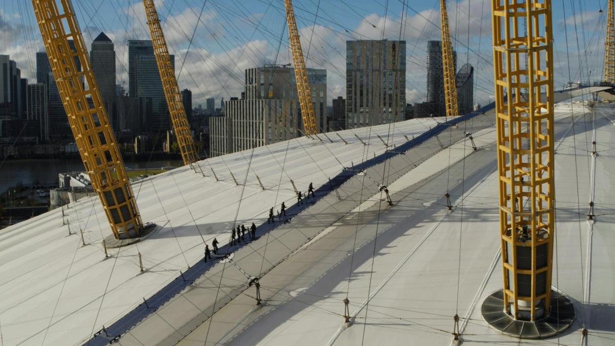 Up at the O2 Daylight Climb