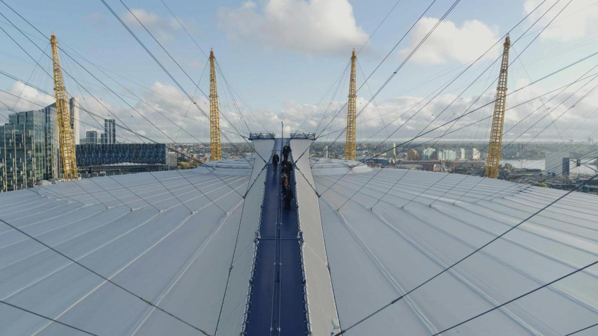 Up at the O2 Daylight Climb