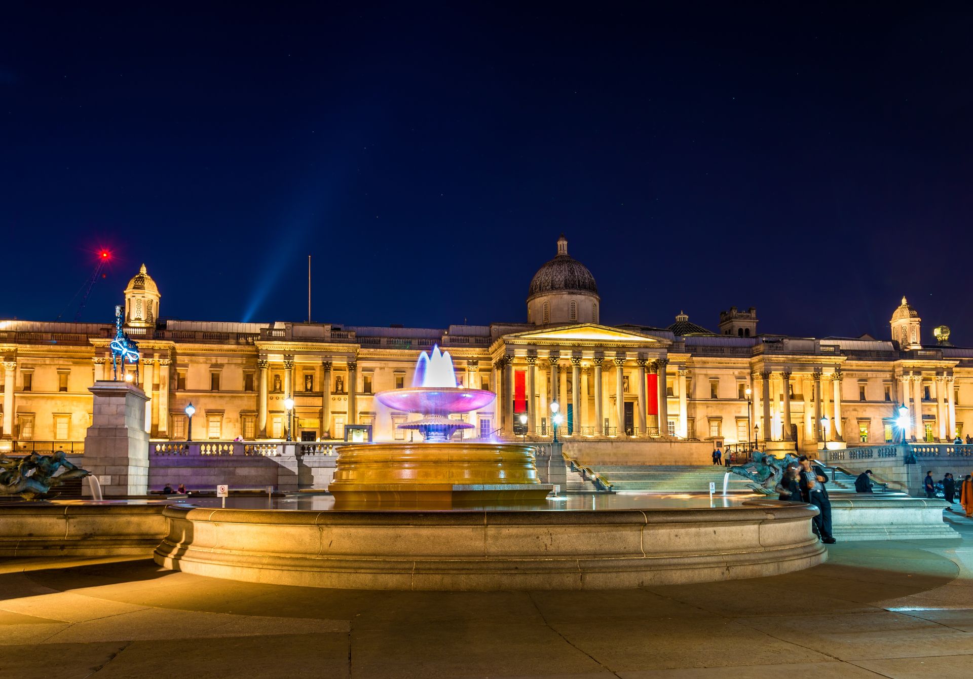 Trafalgar Square and the National Gallery